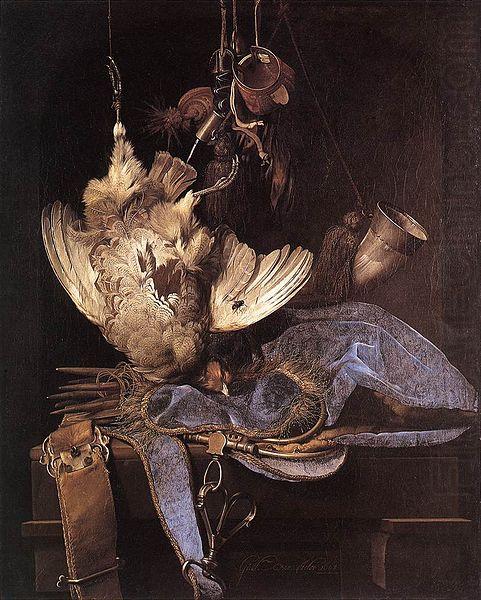 Aelst, Willem van Still Life with Hunting Equipment and Dead Birds china oil painting image